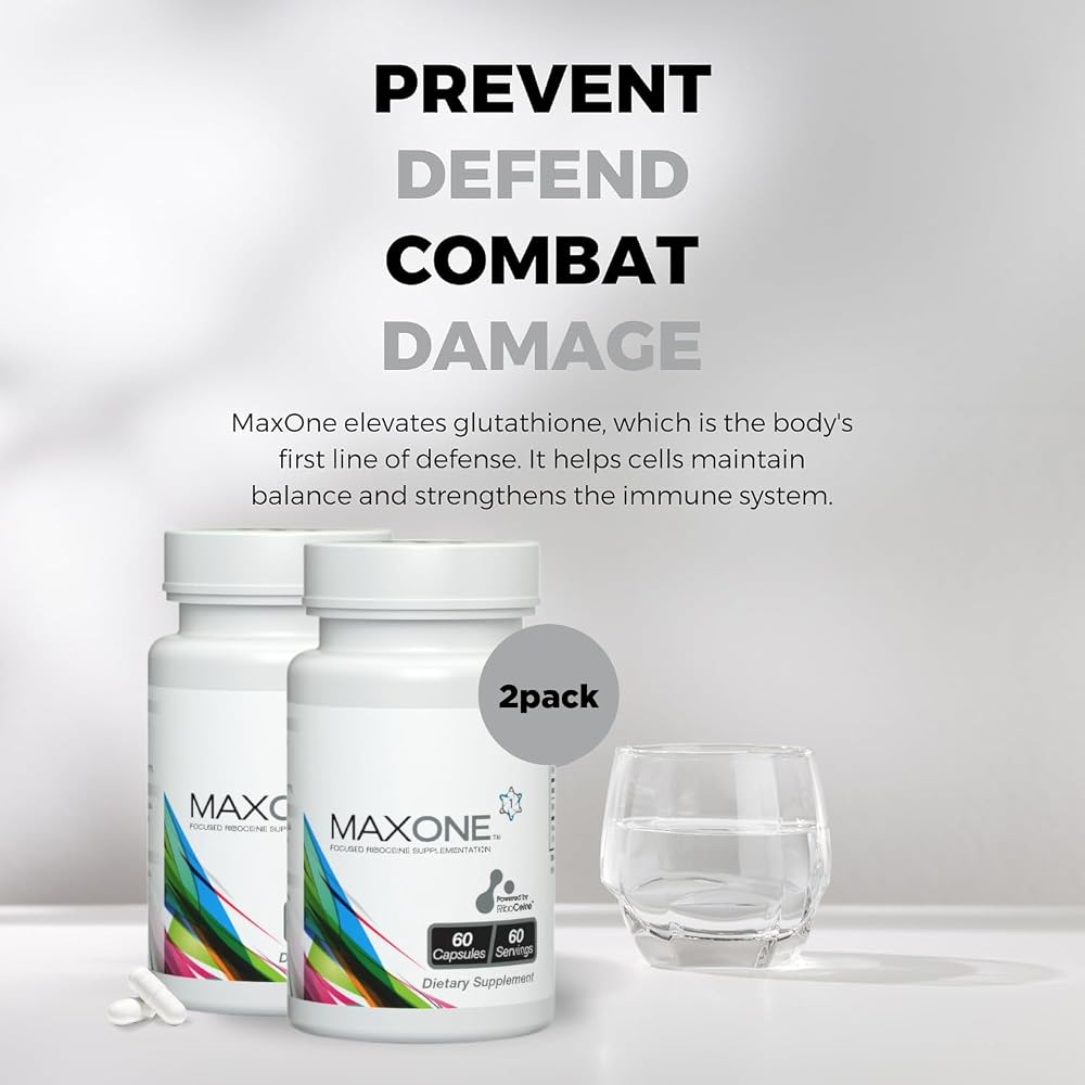 Max International Max One RiboCeine Supplement - 60 Vegetable Capsules - image 5