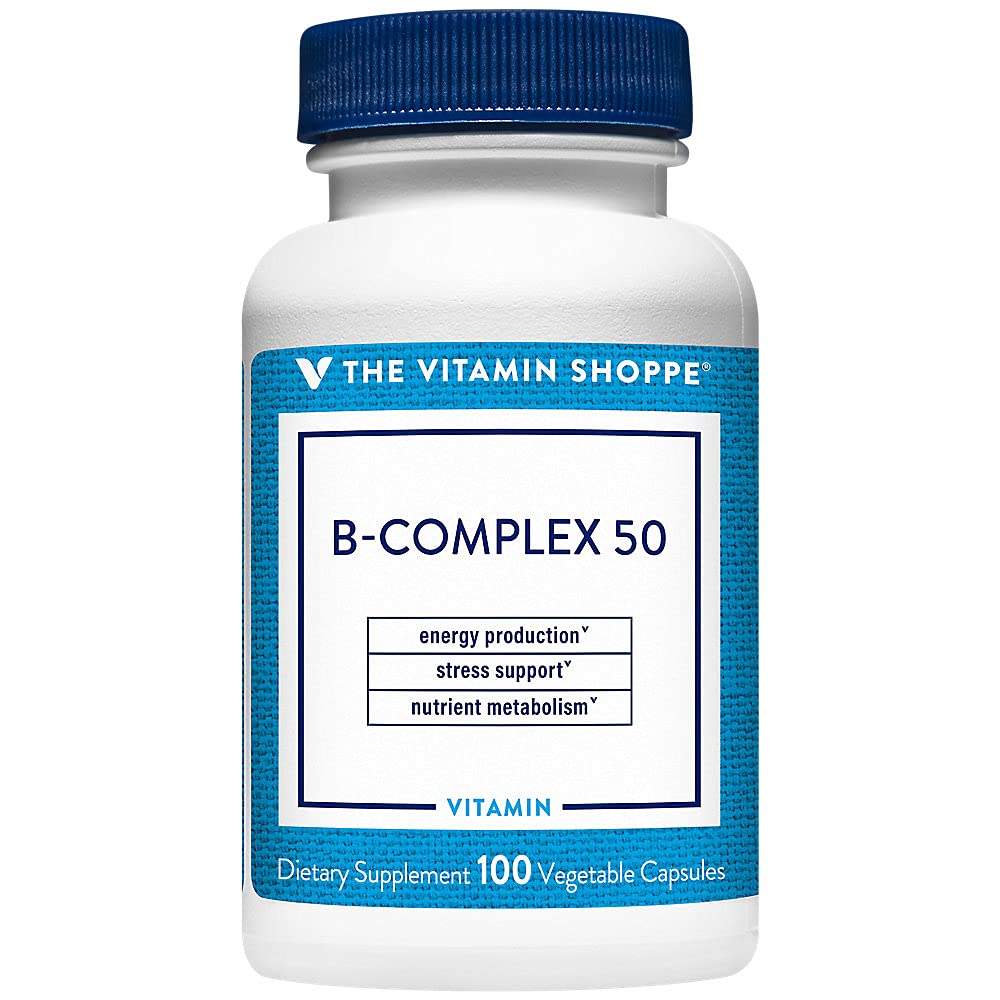 The Vitamin Shoppe Vitamin B-Complex Energy Support - 100 Vegetarian Capsules