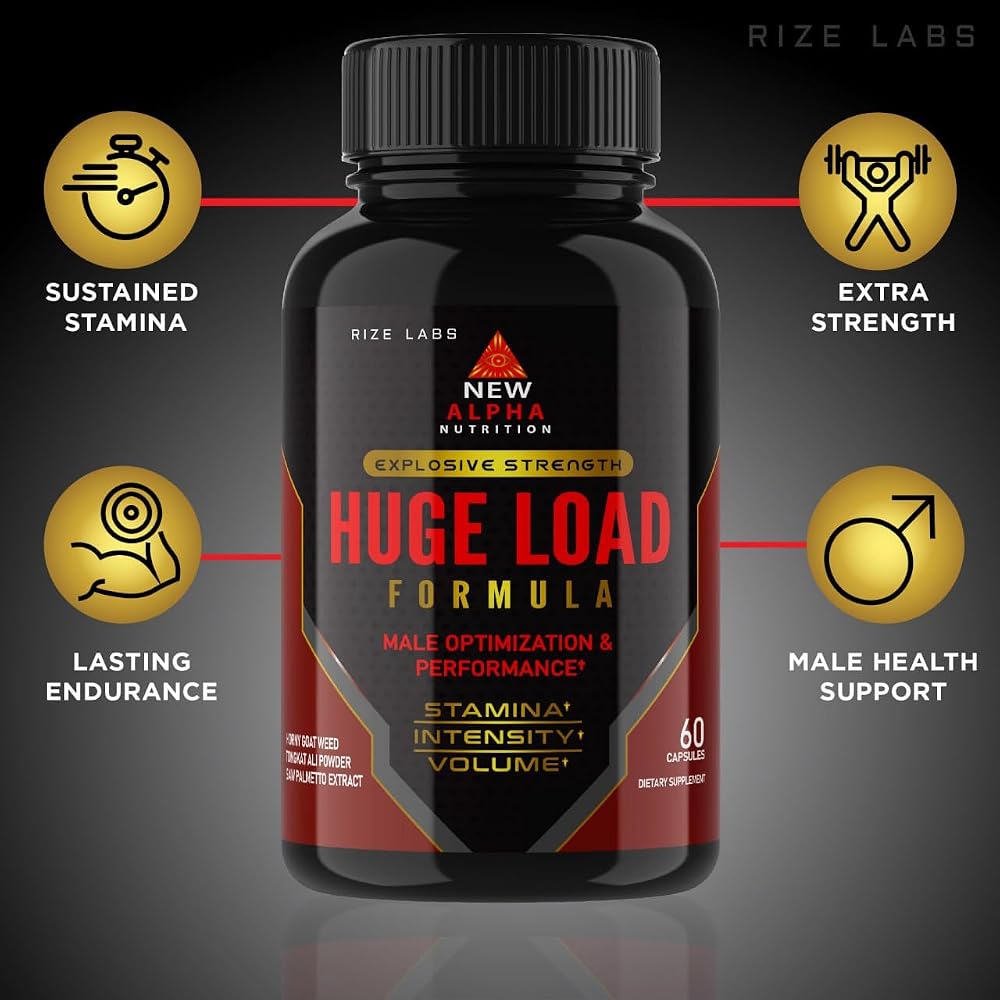 rize labs Huge Load Formula for Men Wellness - 120 Capsules - image 3
