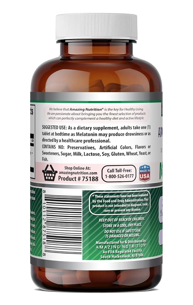 Amazing Formulas Melatonin Supplement