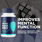 rize labs Memo Max Pro Brain Function Supplement - 60 Capsules - image 3
