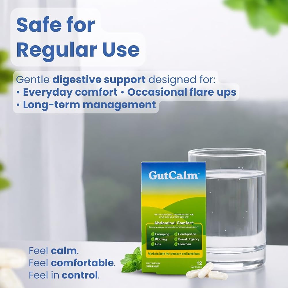 GutCalm Gut Health Supplements - Bloating