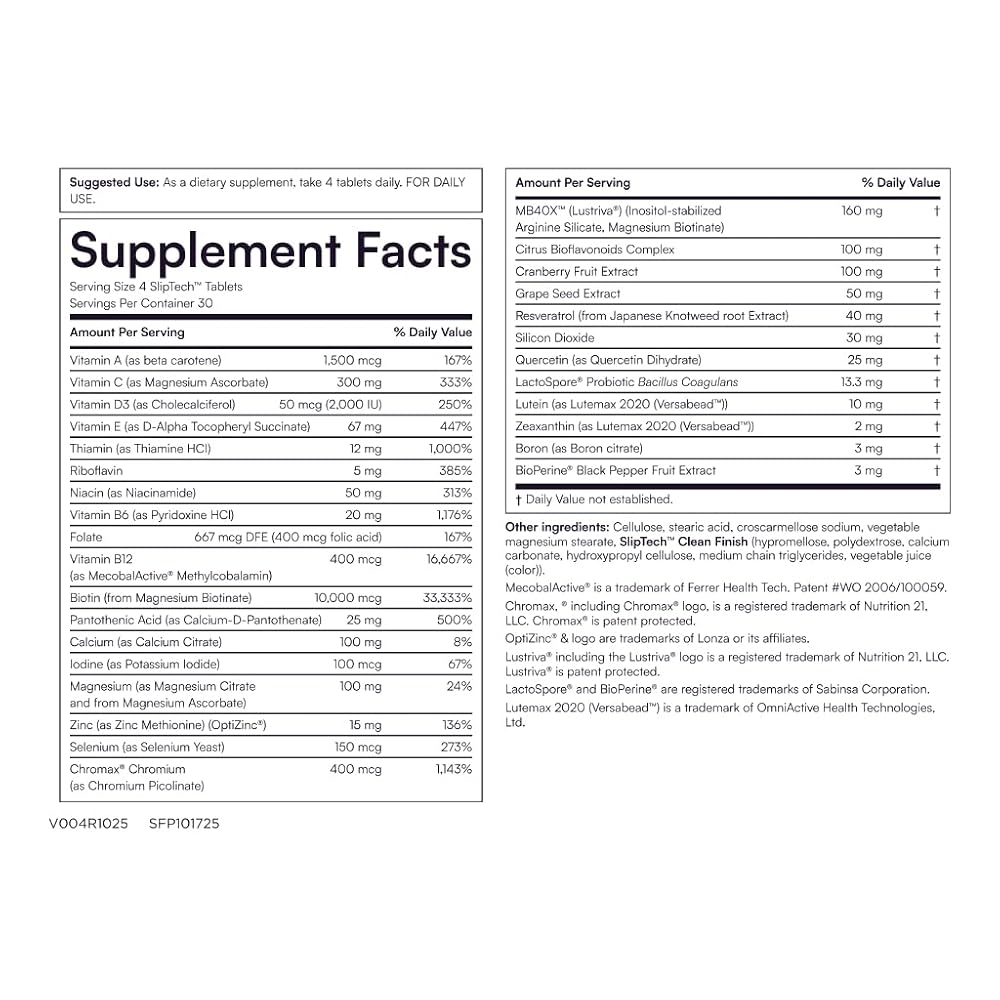 Purity Products MyBiotin SuperClinical 5-in-1 Multivitamin - 120 Tablets - image 2