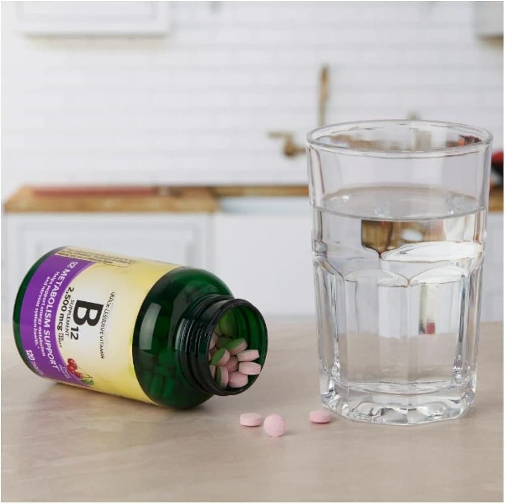 Spring Valley Vitamin B12 Quick-Dissolve Tablets 2,500 mcg - 120 Tablets - image 3