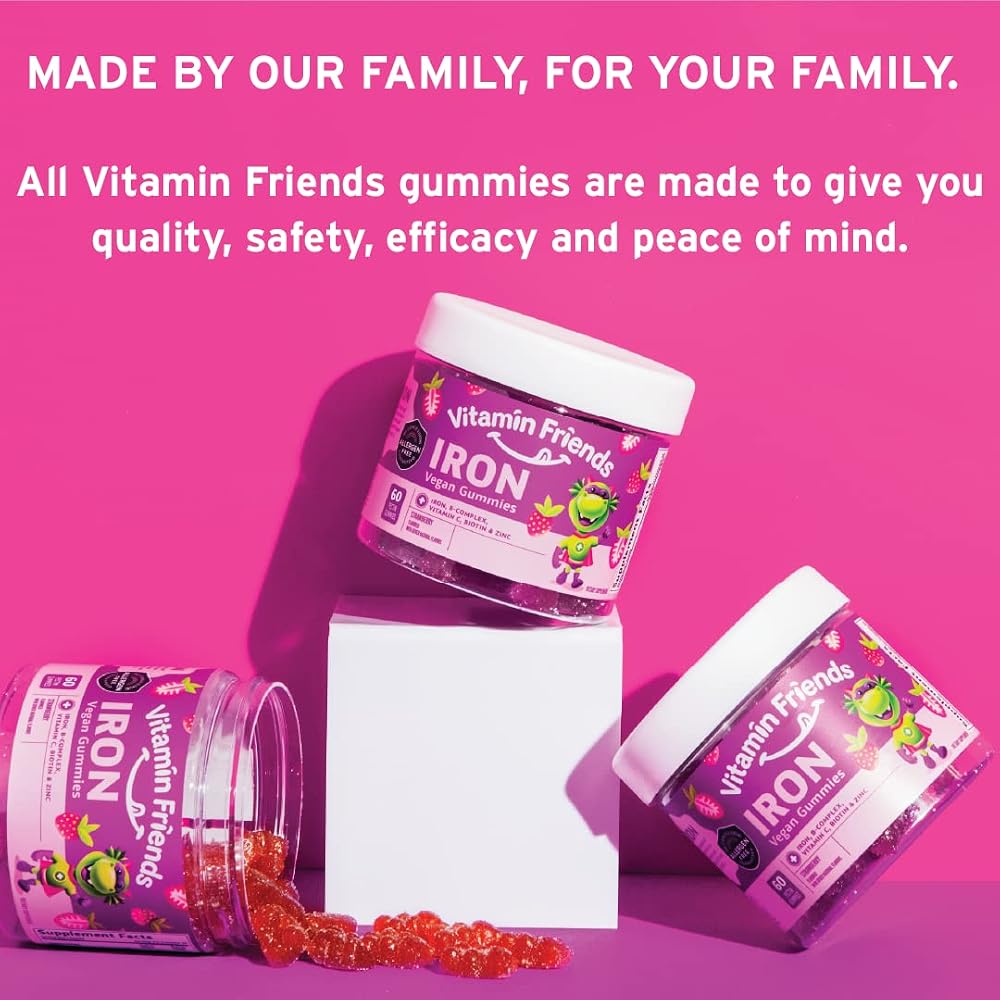 Vitamin Friends Vegan Multivitamin & Iron for Kids - 60 Gummies - image 5