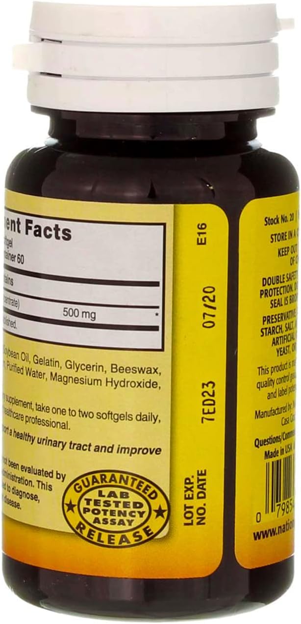 Nature's Blend Cranberry Concentrate 500 mg - 360 Softgels - image 3