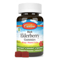 Carlson Black Elderberry Gummies 100 mg - 60 Vegetarian Gummies