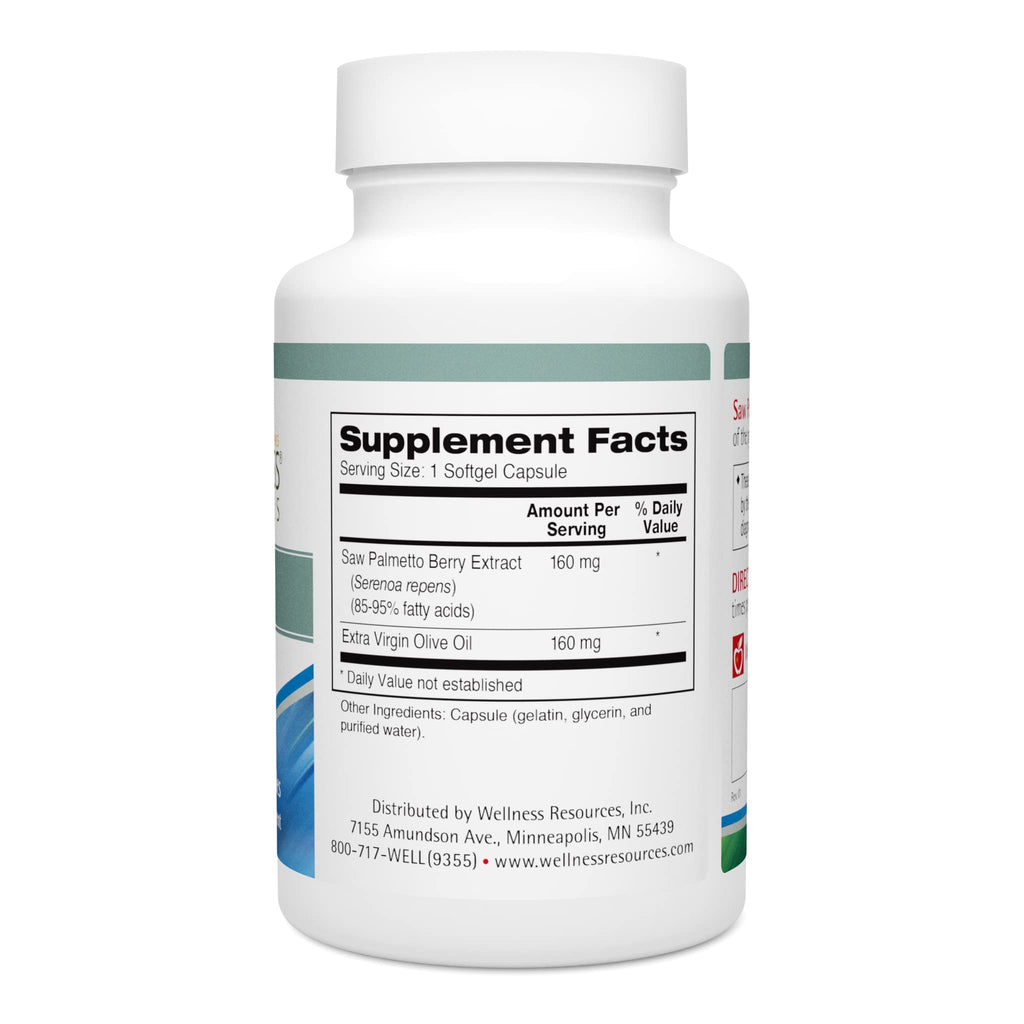 Wellness Resources Saw Palmetto Deep CO2 Extract - 90 Capsules - image 2