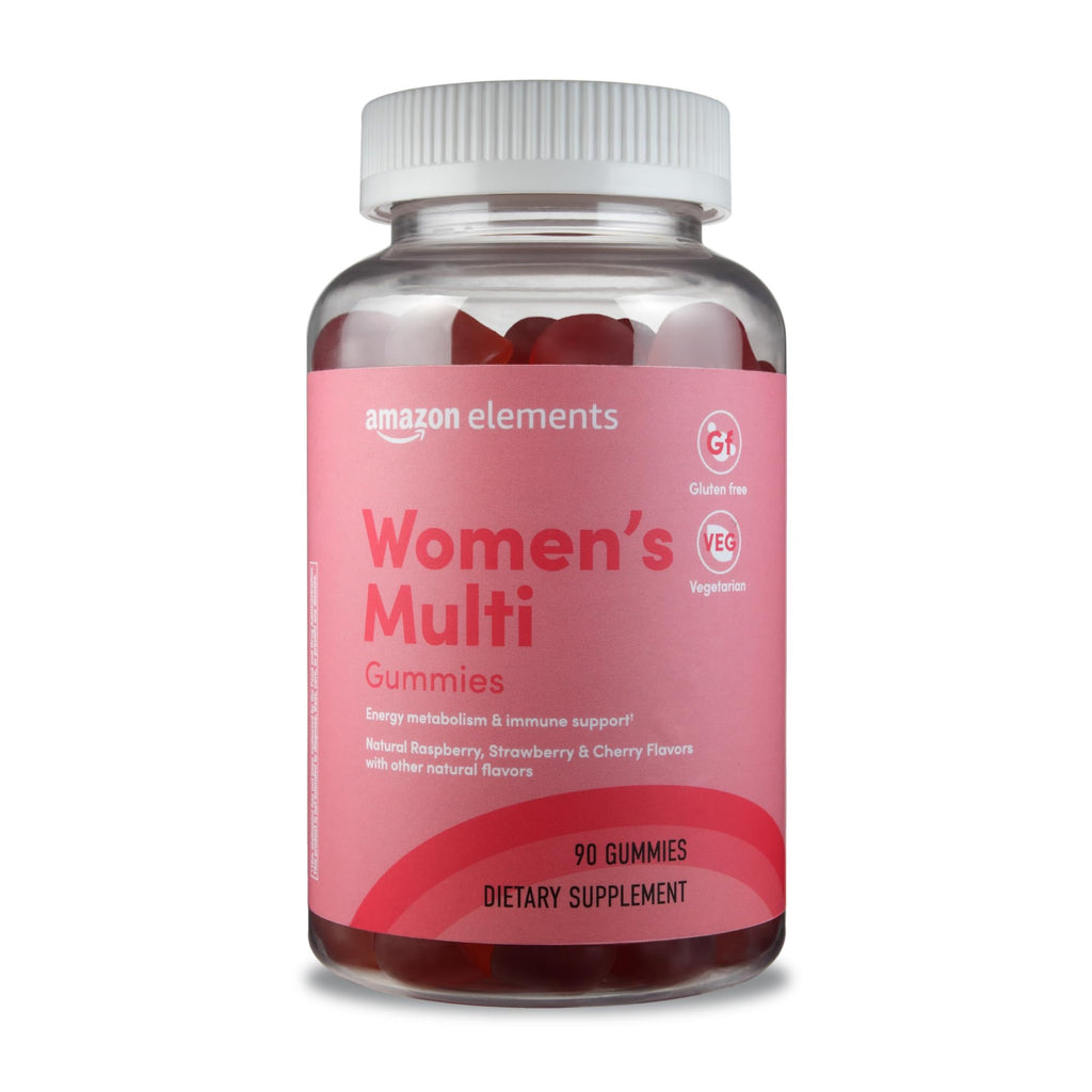 Amazon Elements Women's Organic Multivitamin Gummies - 90 Gummies
