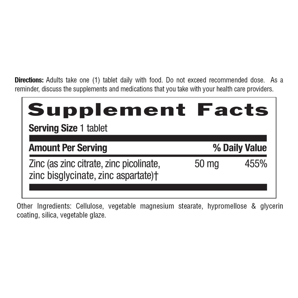 Country Life Zinc 50mg
