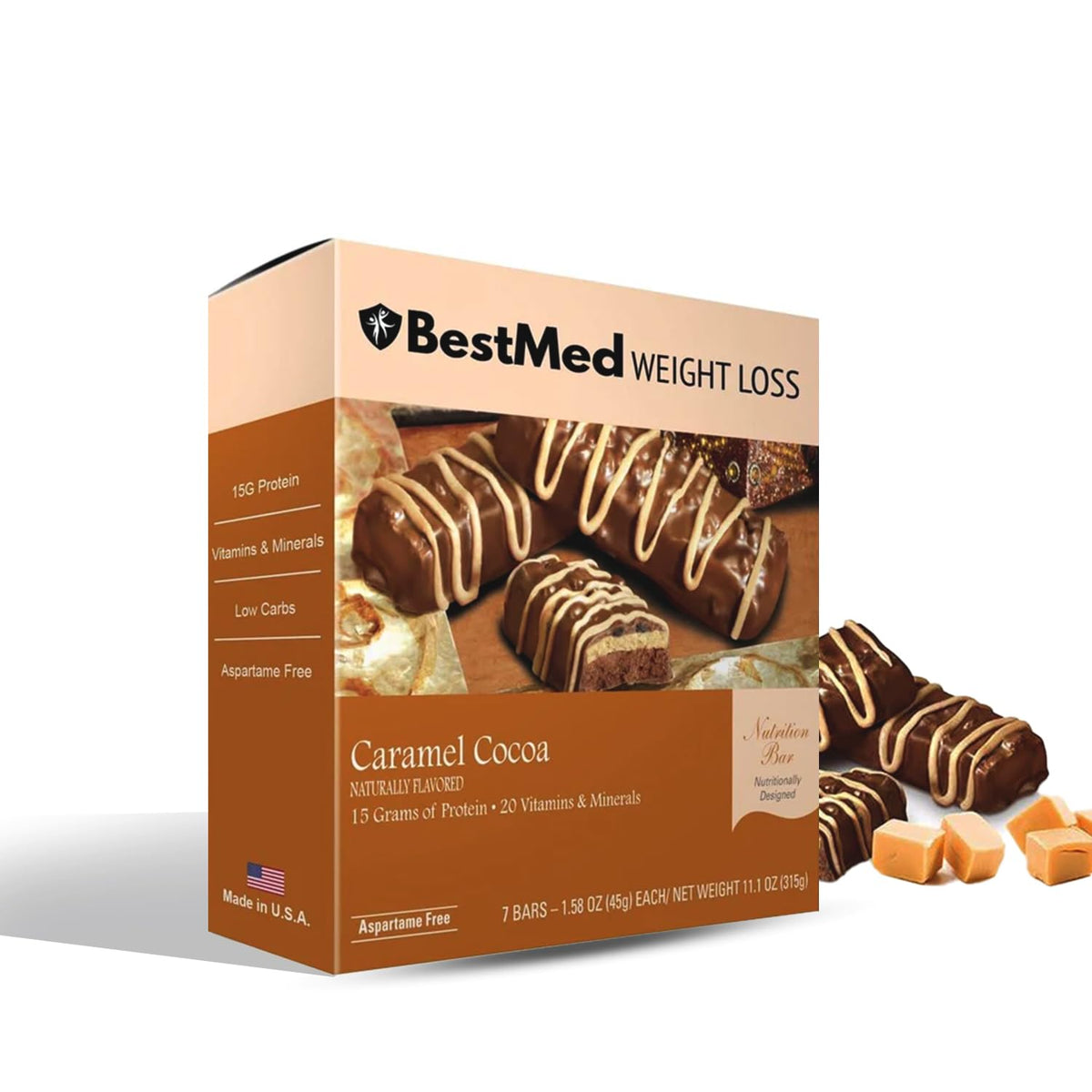 BestMed - High Protein Nutrition Bar - Low-Carb