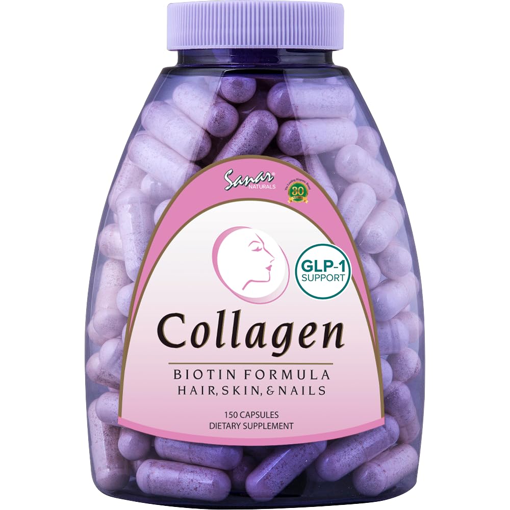 Sanar Naturals Collagen Pills with Biotin & Vitamin C - 150 Capsules
