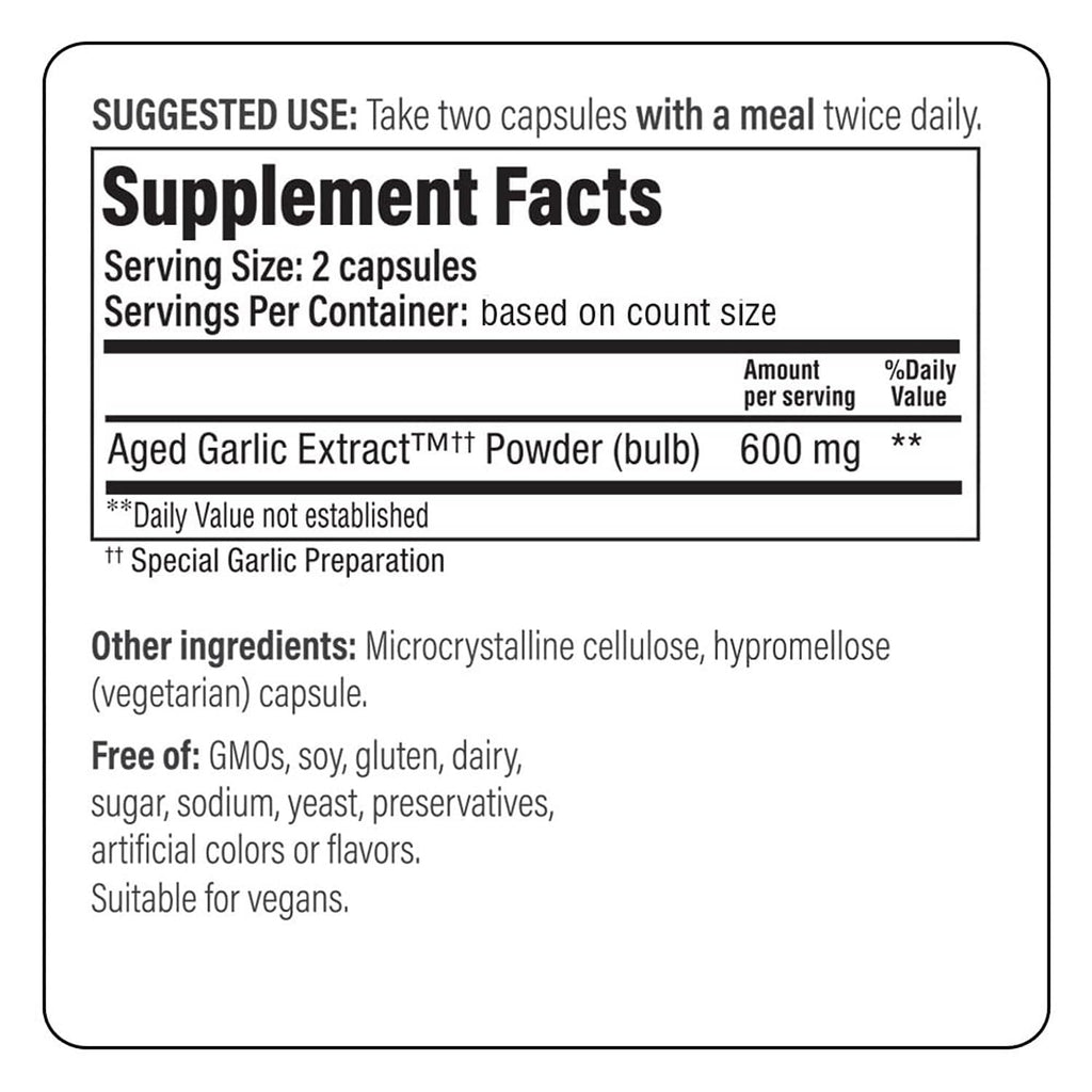 Kyolic Aged Garlic Extract Formula 300 - Cardiovascular Health
