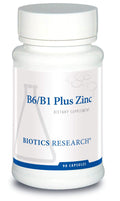 BIOTICS RESEARCH B6 B1 Plus Zinc - 90 Capsules