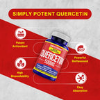 Simply Potent Quercetin 500mg Antioxidant - 200 Capsules - image 4
