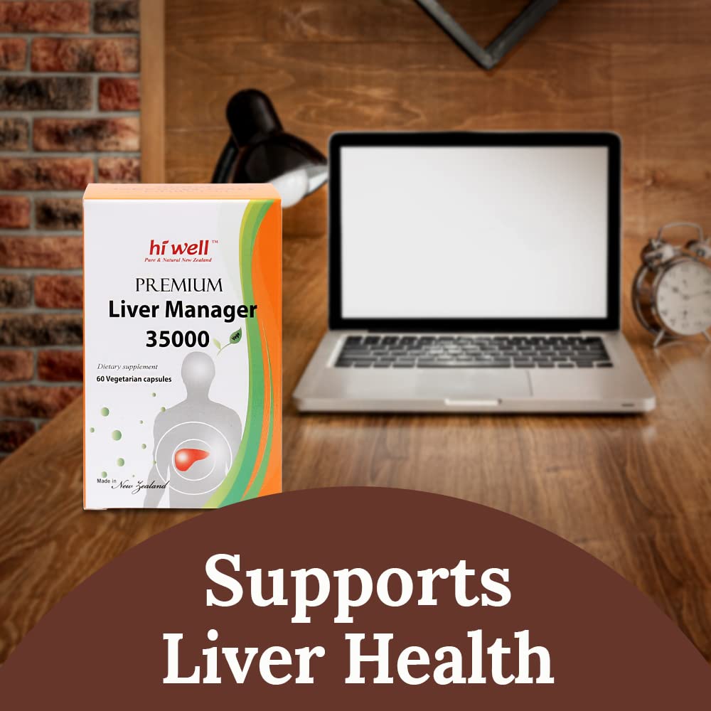 Hi Well Premium Liver Manager 35000 - 60 Vegetarian Capsules - image 2