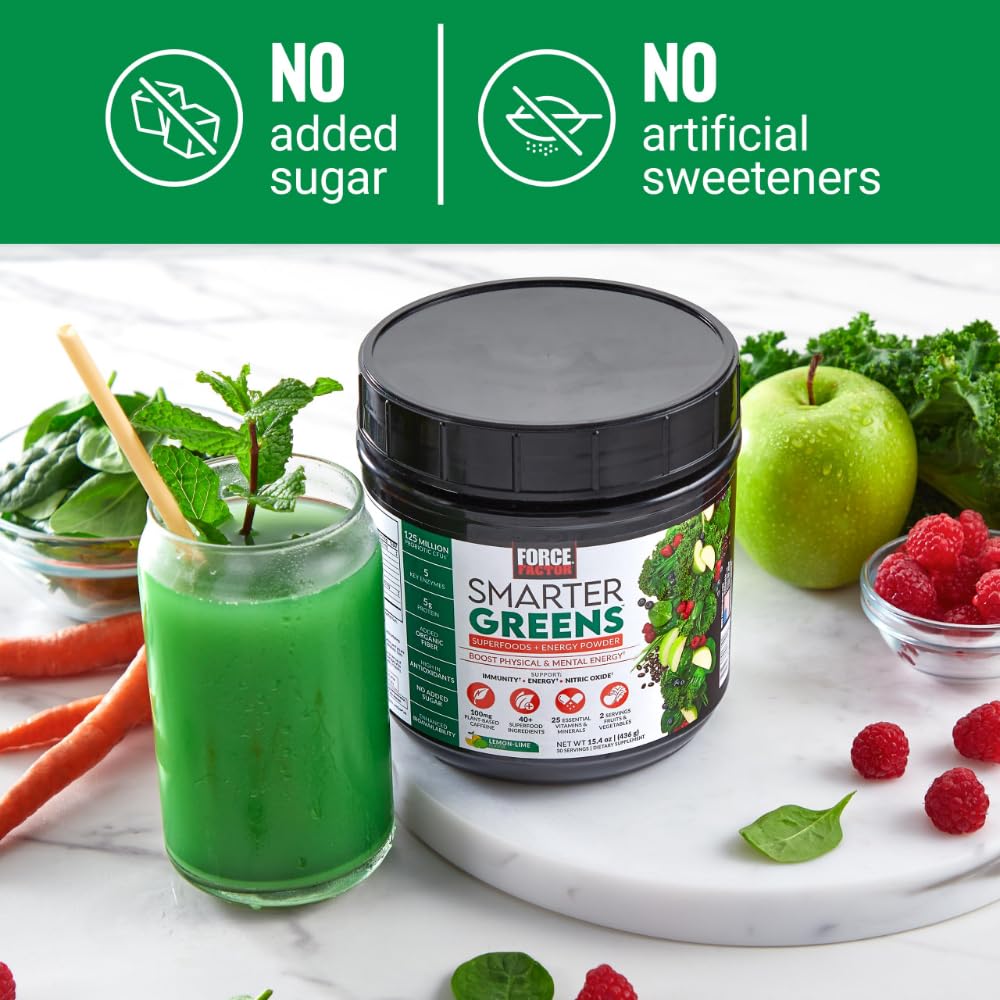 Force Factor Greens Superfoods + Energy Powder