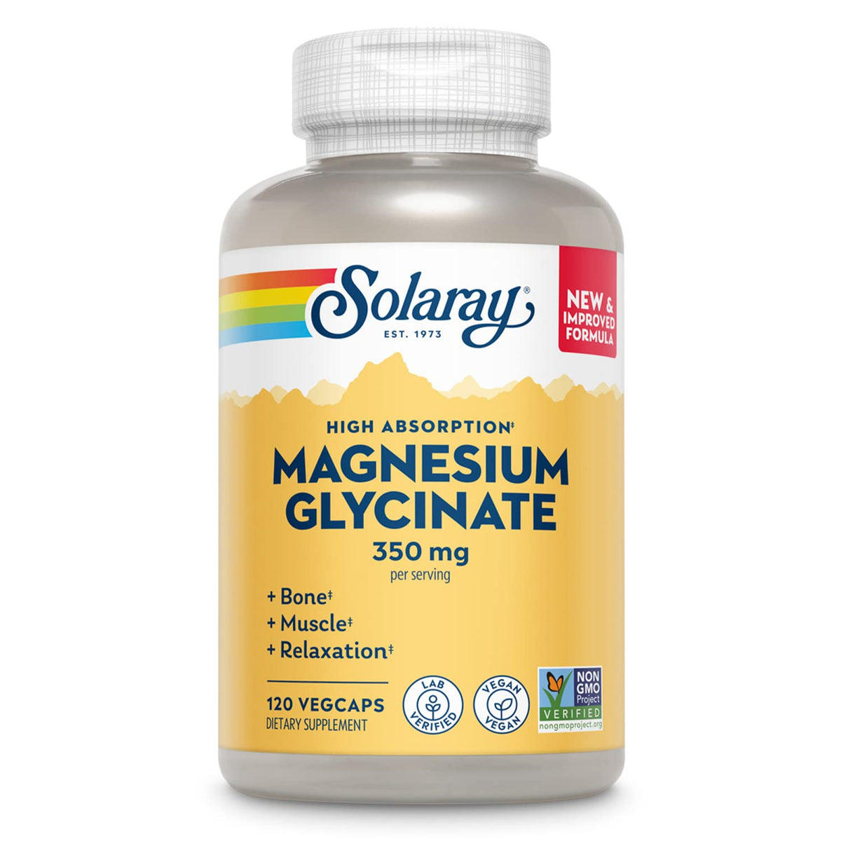 SOLARAY Magnesium Glycinate Capsules