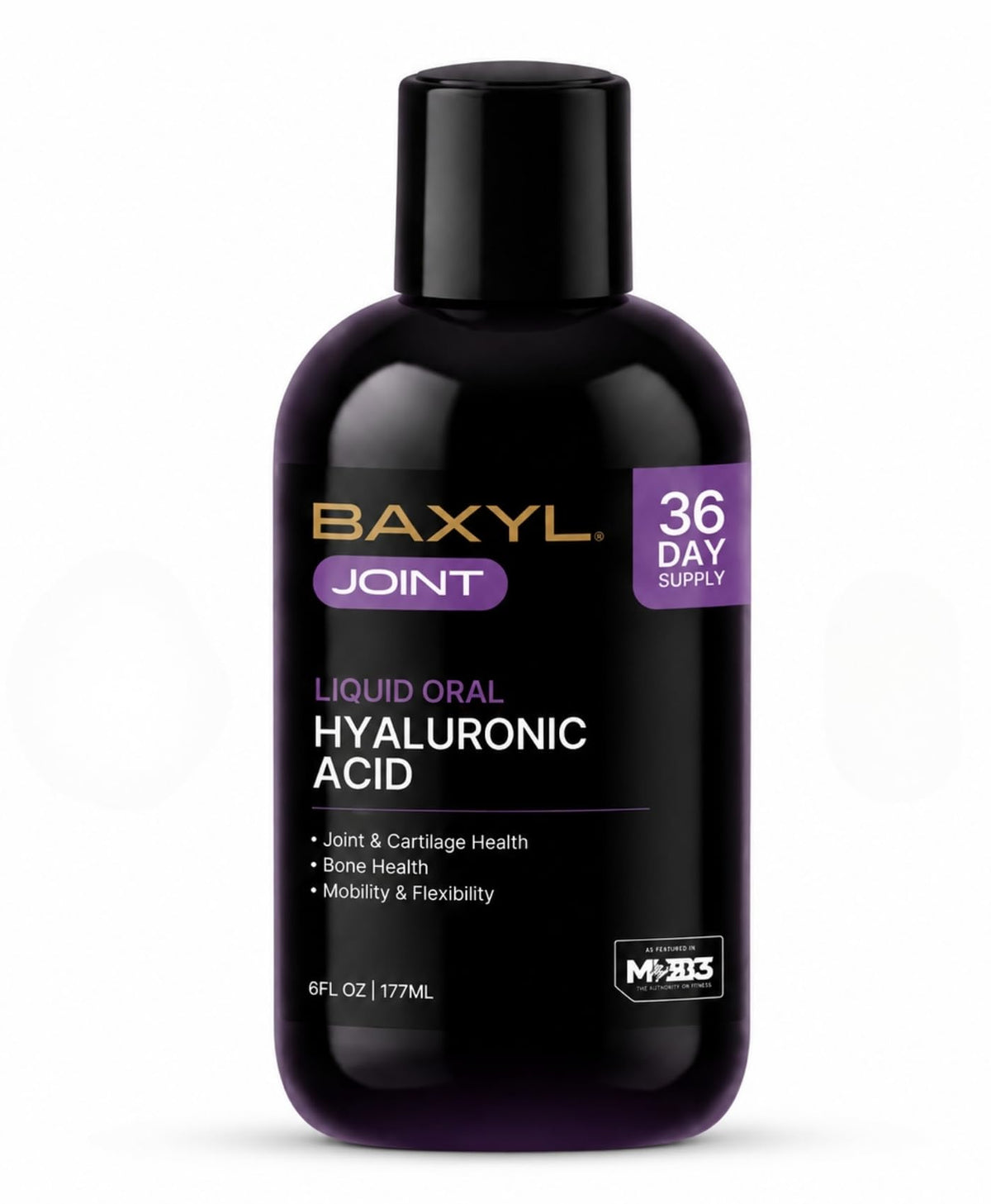 BAXYL Liquid Hyaluronic Acid Supplement for Joint Health - 6 Fl Oz