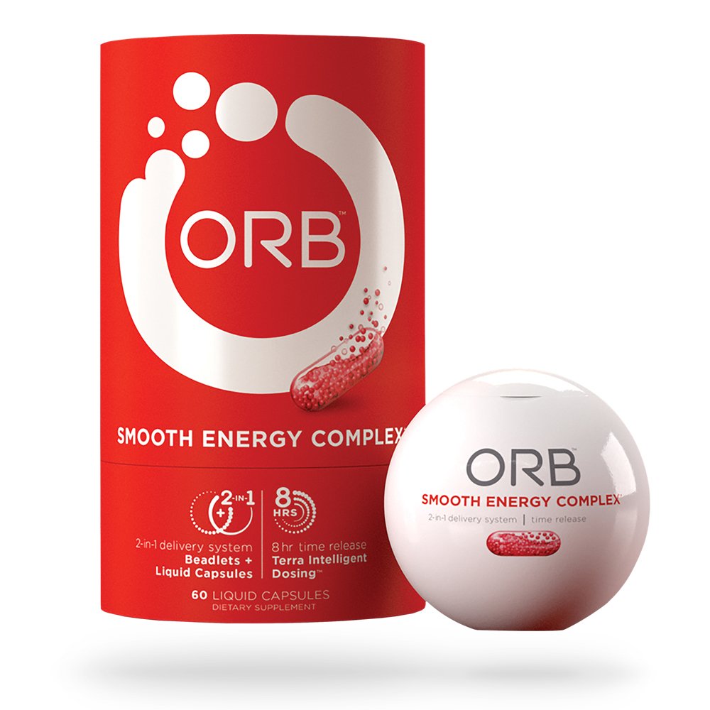Orb Wellness Smooth Energy Complex Capsules - 60 Count