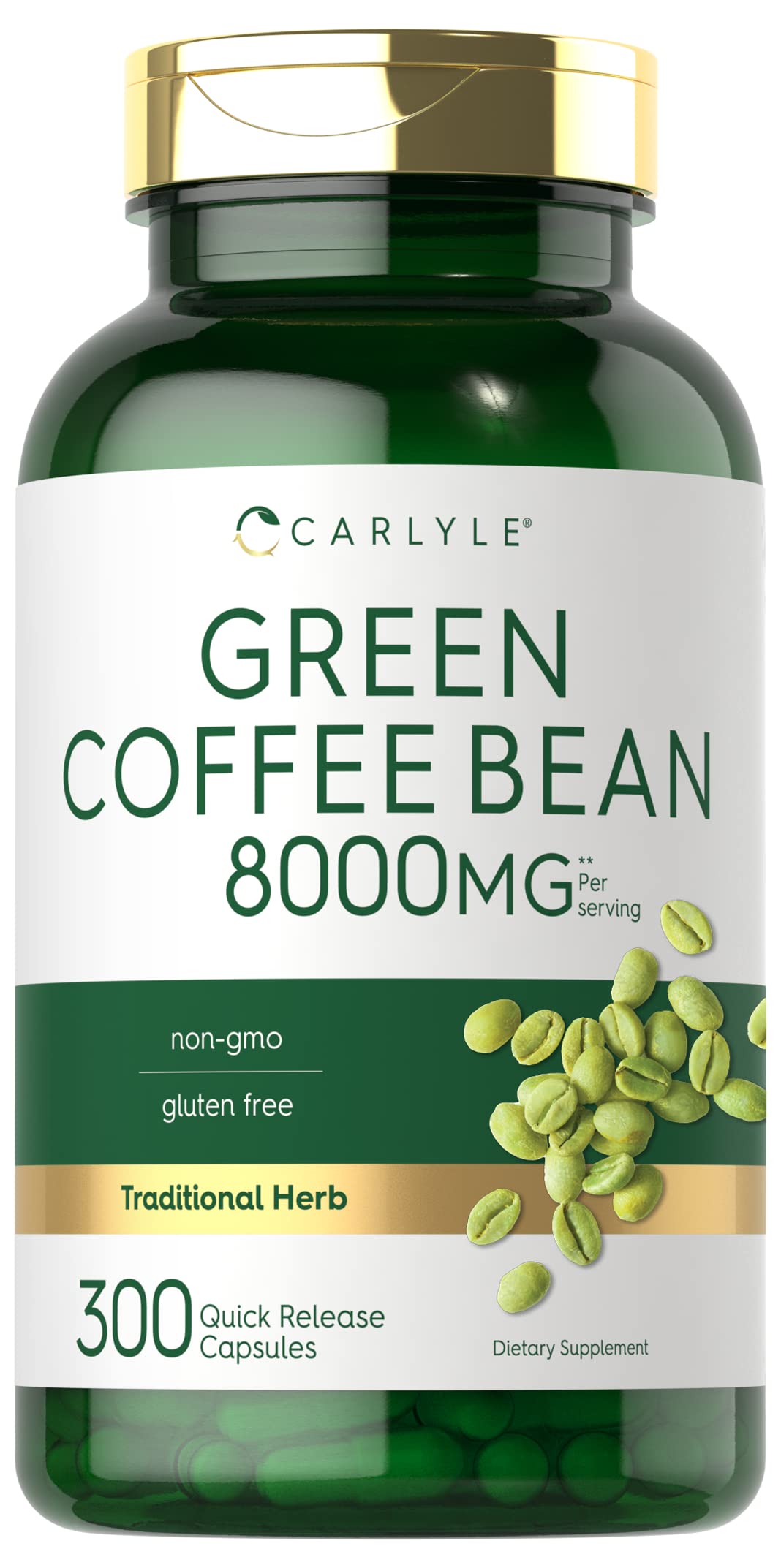 Carlyle Green Coffee Bean Extract - 300 Capsules
