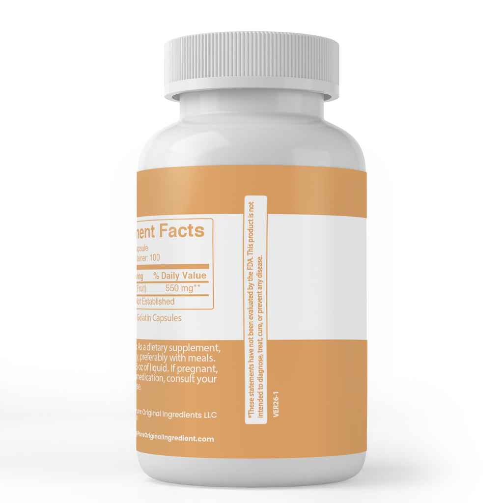 Pure Original Ingredients Papaya Extract - 100 Capsules - image 3
