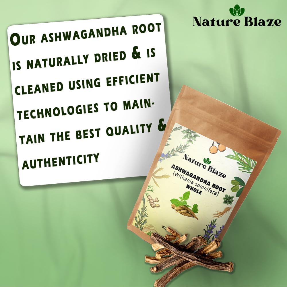 Nature Blaze Organic Ashwagandha Whole - 4 oz - image 5