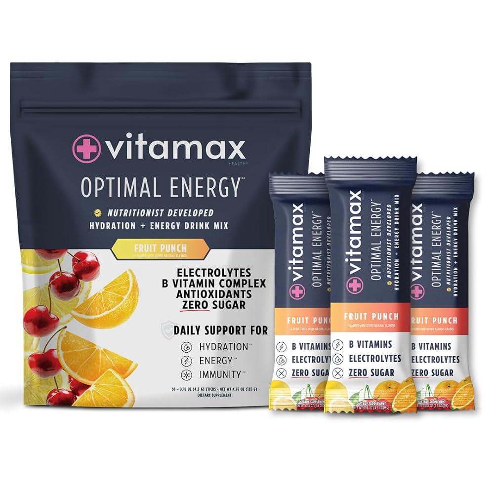 Vitamax Health Optimal Energy - Sugar Free Hydration Recovery Powder