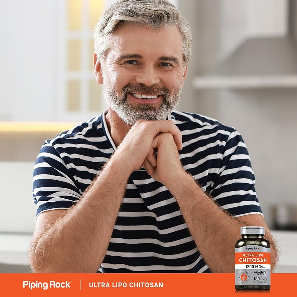 Piping Rock Chitosan Supplement 1200 mg - 180 Capsules - image 6