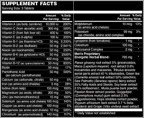 Perfectly Natural Performance Clean Multi Men Multivitamin - 330g - image 2