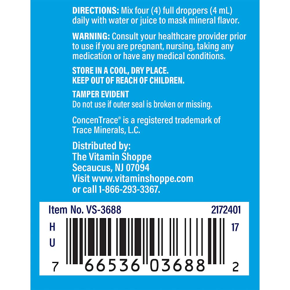 The Vitamin Shoppe Magnesium 400 MG Liquid for Relaxation & Energy - 4 Fl Oz - image 3
