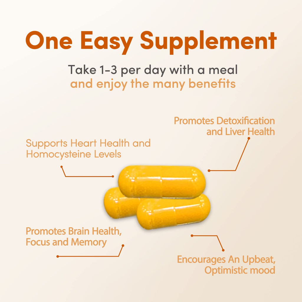 LowTE Florida Methyl Factors+ B Vitamins for Heart & Brain - 60 Capsules - image 2