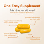 LowTE Florida Methyl Factors+ B Vitamins for Heart & Brain - 60 Capsules - image 2