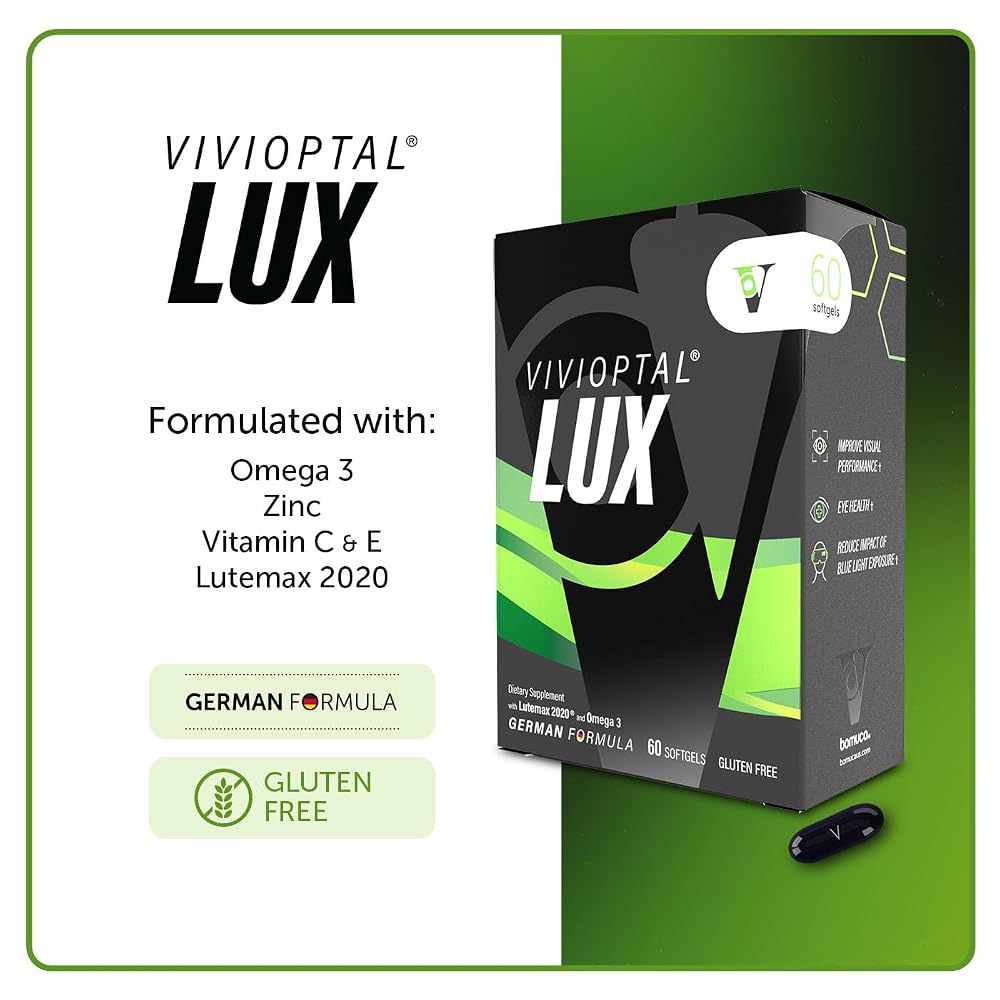 Vivioptal Lux Multivitamin with Lutein & Zeaxanthin - 60 Softgels - image 5