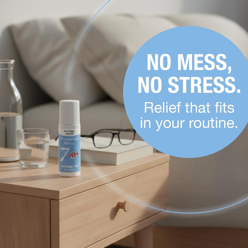 Seven Minerals Magnesium Roll On Stick 3 Fl Oz