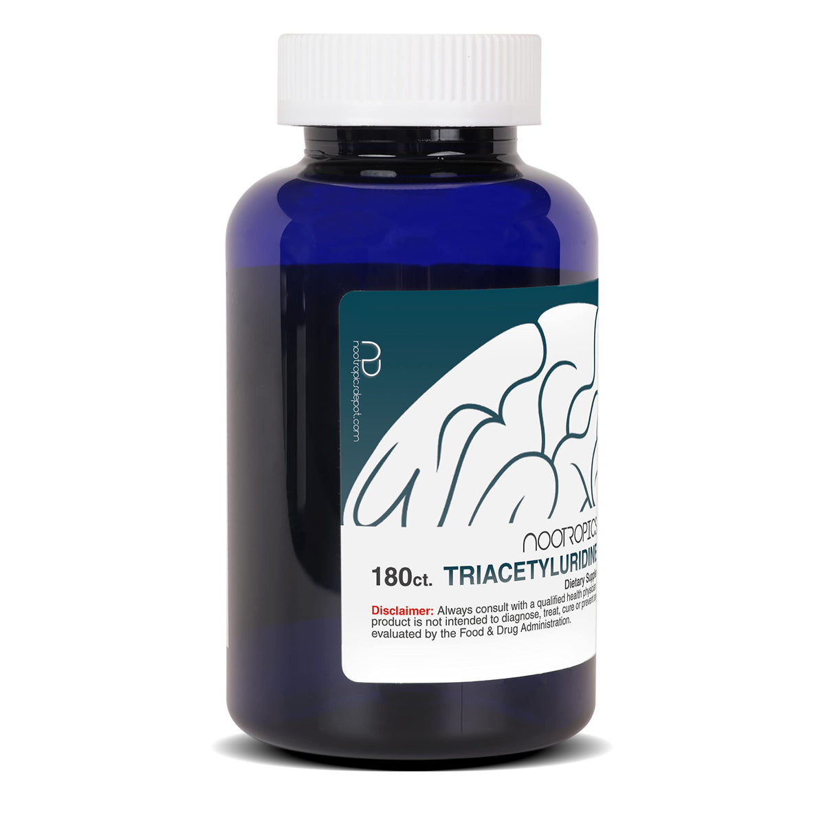 Nootropics Depot Triacetyluridine 25mg Capsules - 180 Count - image 6
