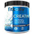 fitcode Creatine Monohydrate 5g Micronized Powder - 60 Servings