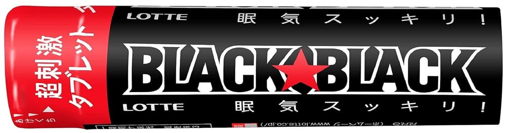 Lotte Black Black Tablet Energy - 10 Tablets