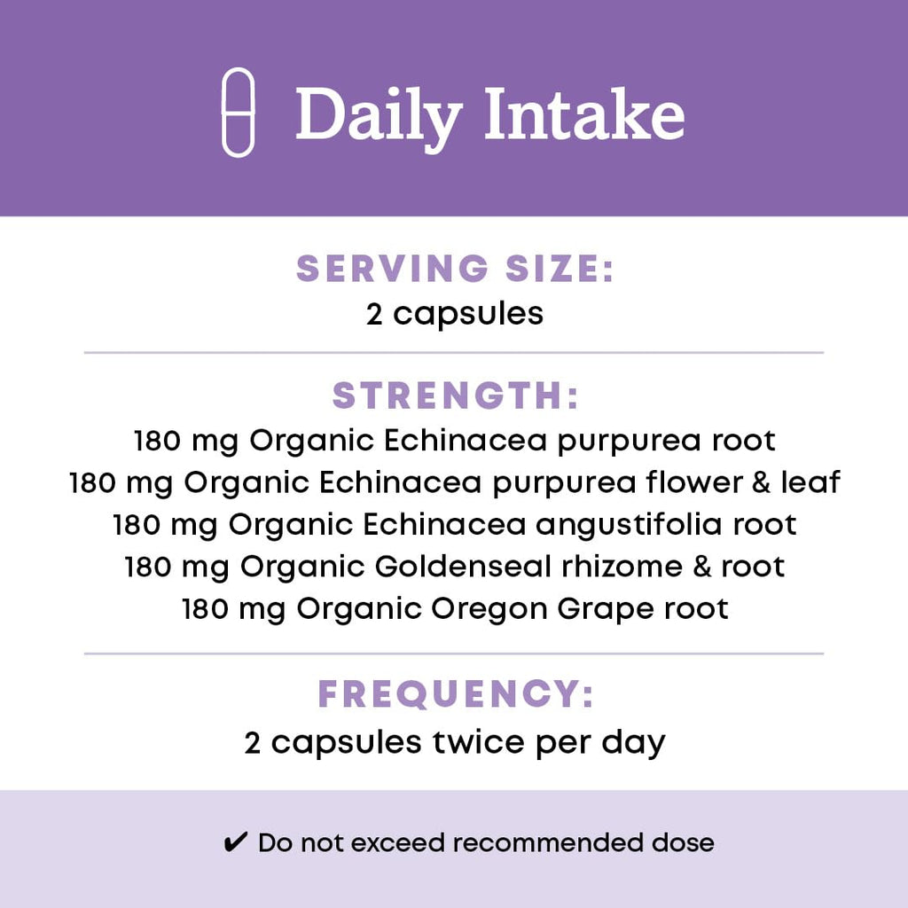 Oregon's Wild Harvest Echinacea Goldenseal Organic Capsules - 90 Count - image 7