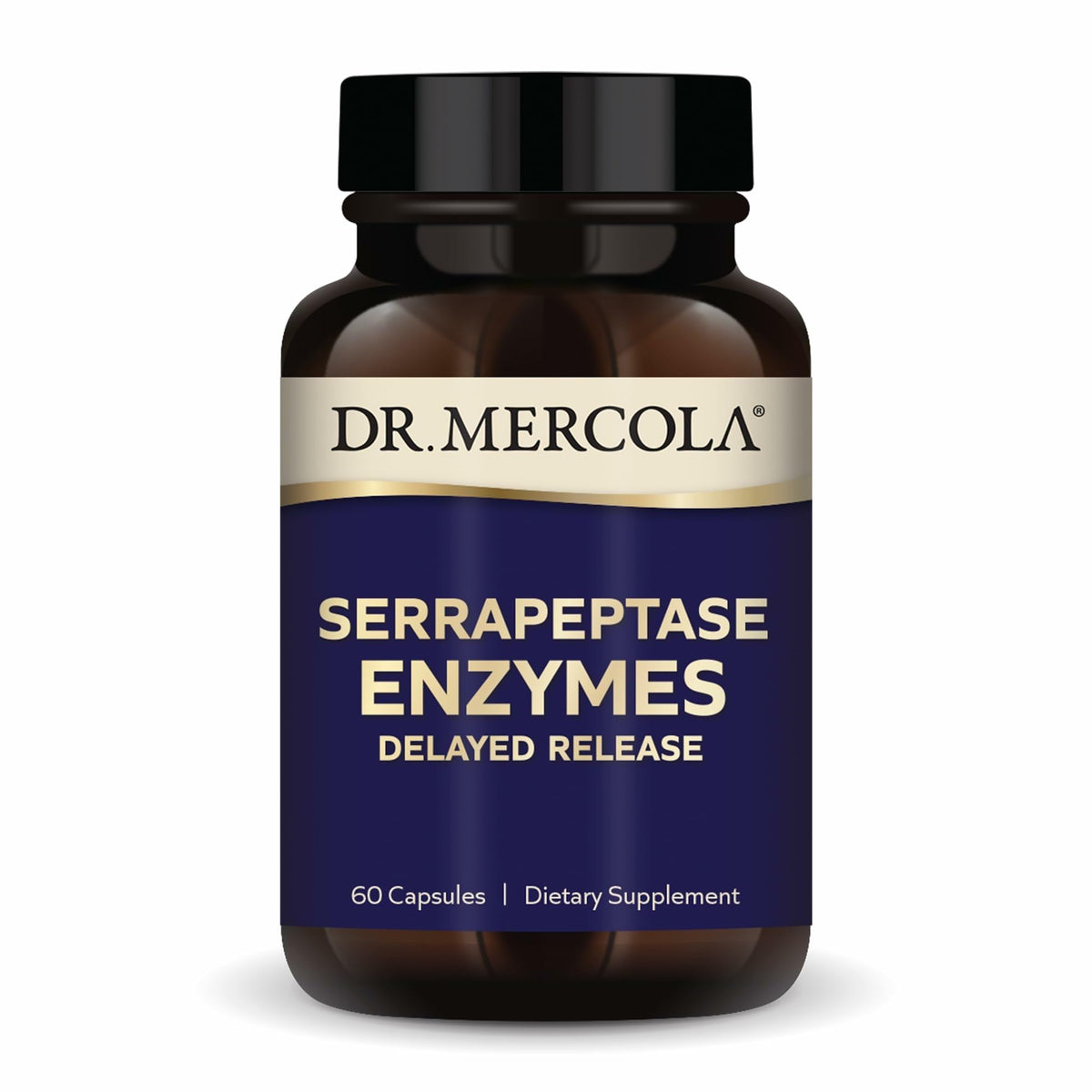 Dr. Mercola Serrapeptase Enzymes 20,000 SPU - 60 Capsules