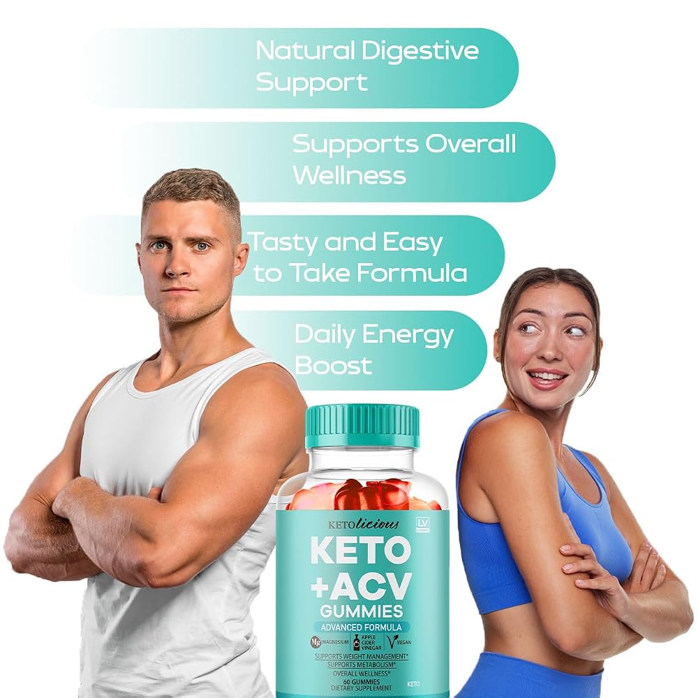 LIVORKA Ketolicious Keto ACV Gummies 1050mg - 180 Gummies - image 2