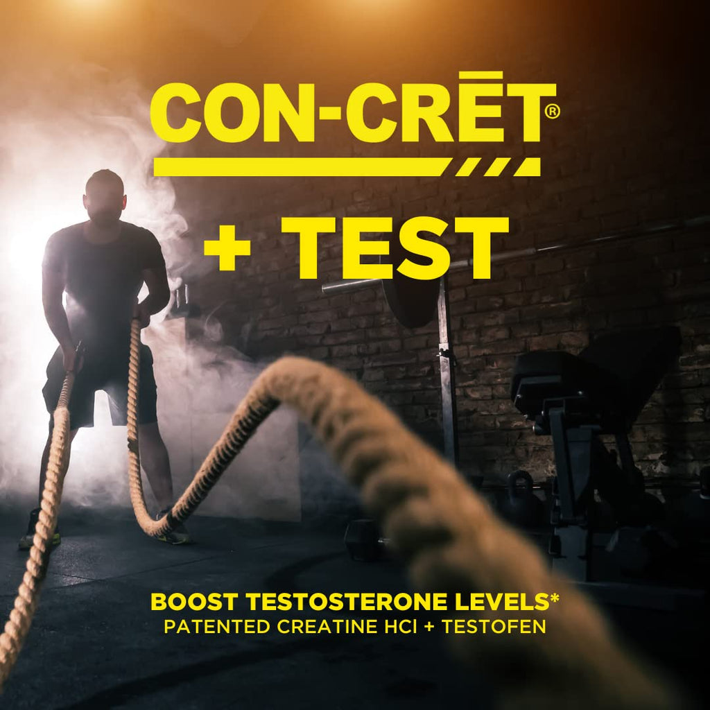 CON-CRET + Test Creatine HCl Capsules with Fenugreek - 60 Count - image 2
