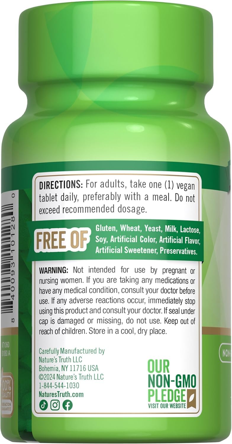 Nature's Truth Vitamin B6 100 mg - 100 Tablets - image 2