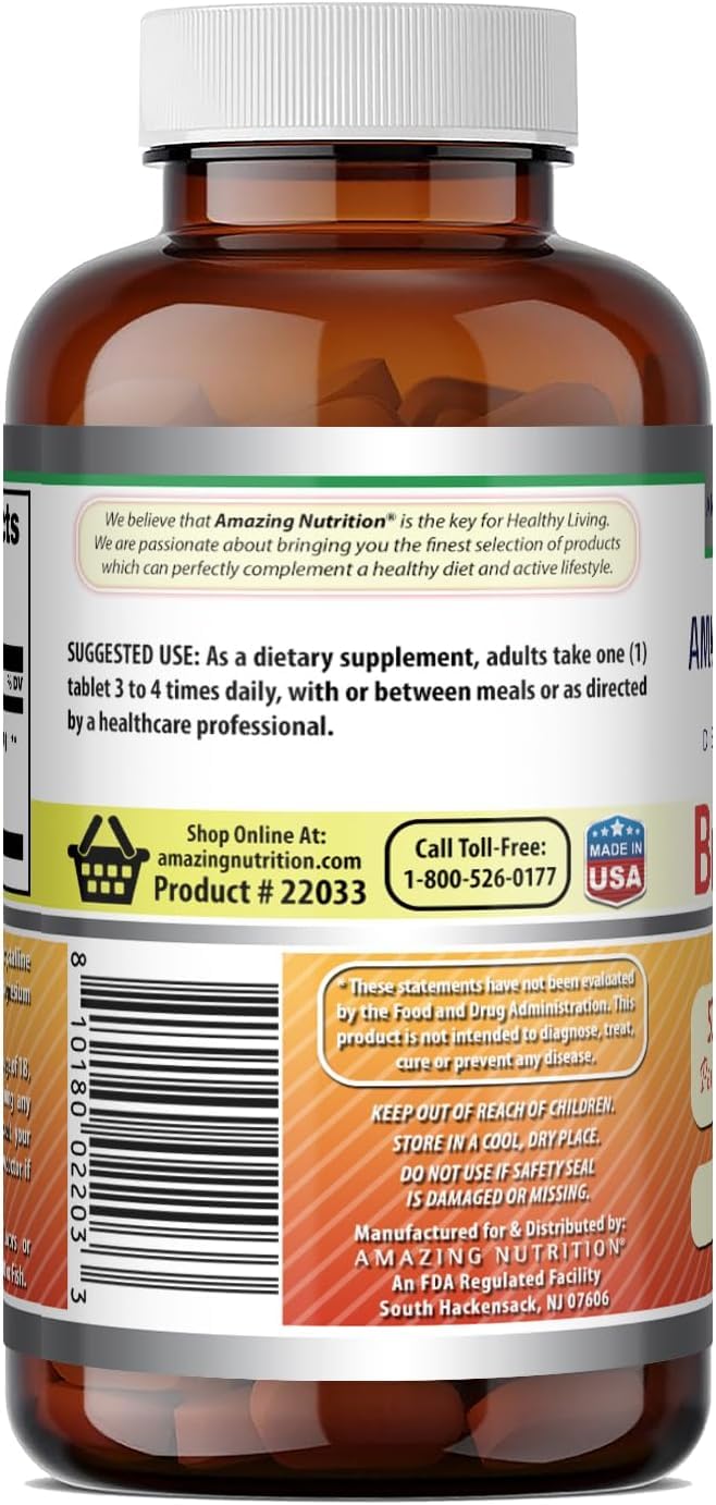Amazing Nutrition Bromelain 500 mg Tablets - 360 Count - image 5