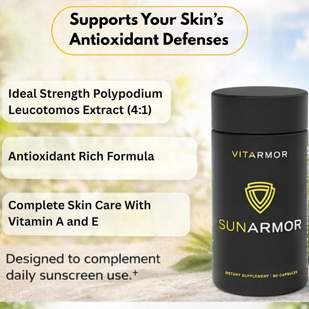 VitaArmor Polypodium Leucotomos 240mg Skin Care Supplement - 60 Capsules - image 4