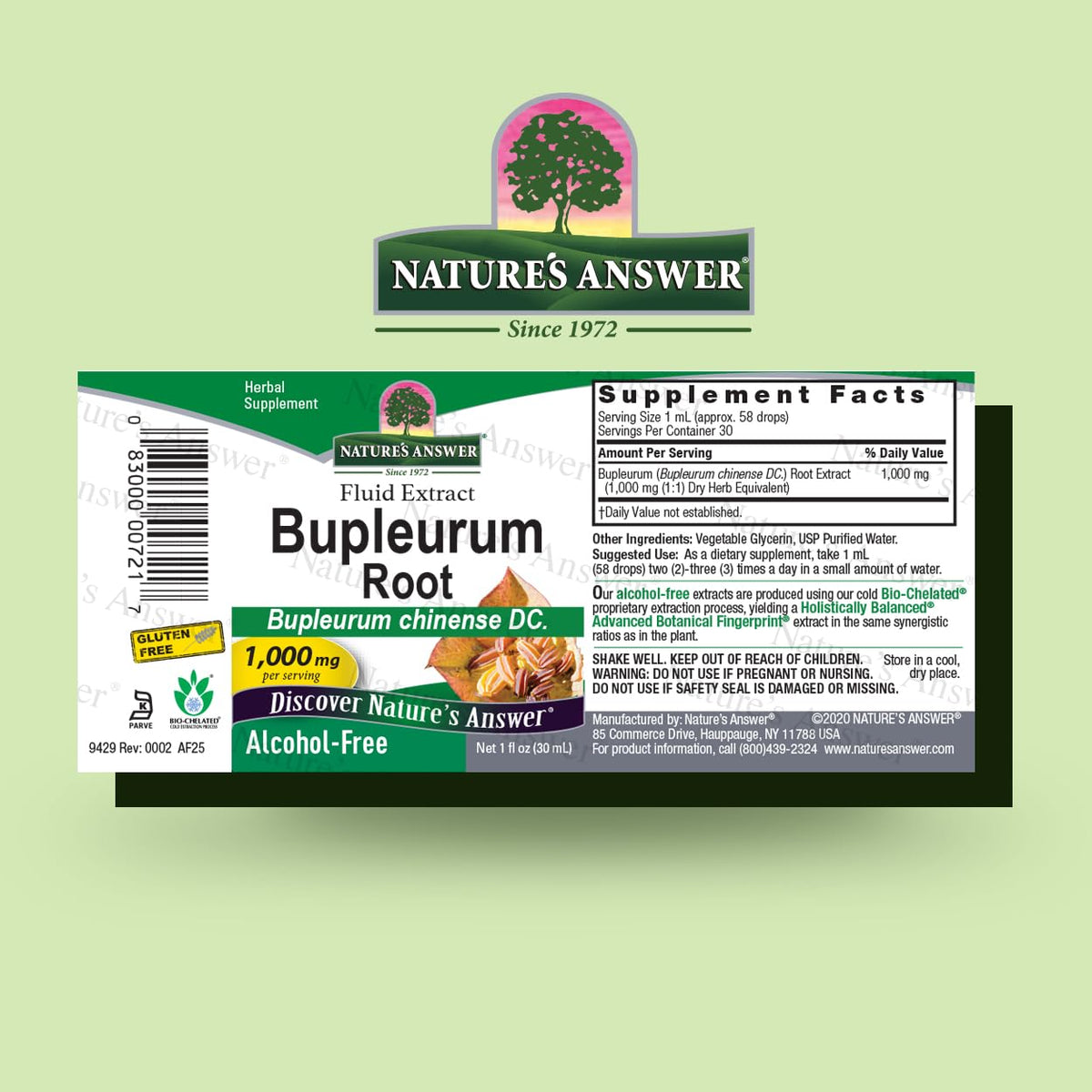 Nature's Answer Bupleurum Root 1000 mg Liquid Extract - 1 Fl Oz - image 2