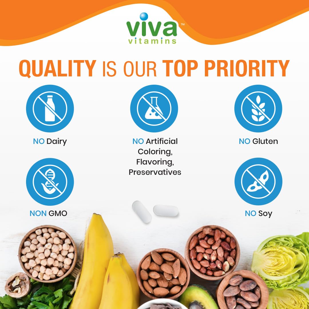 Viva Vitamins Super Magnesium - 250 Capsules - image 3