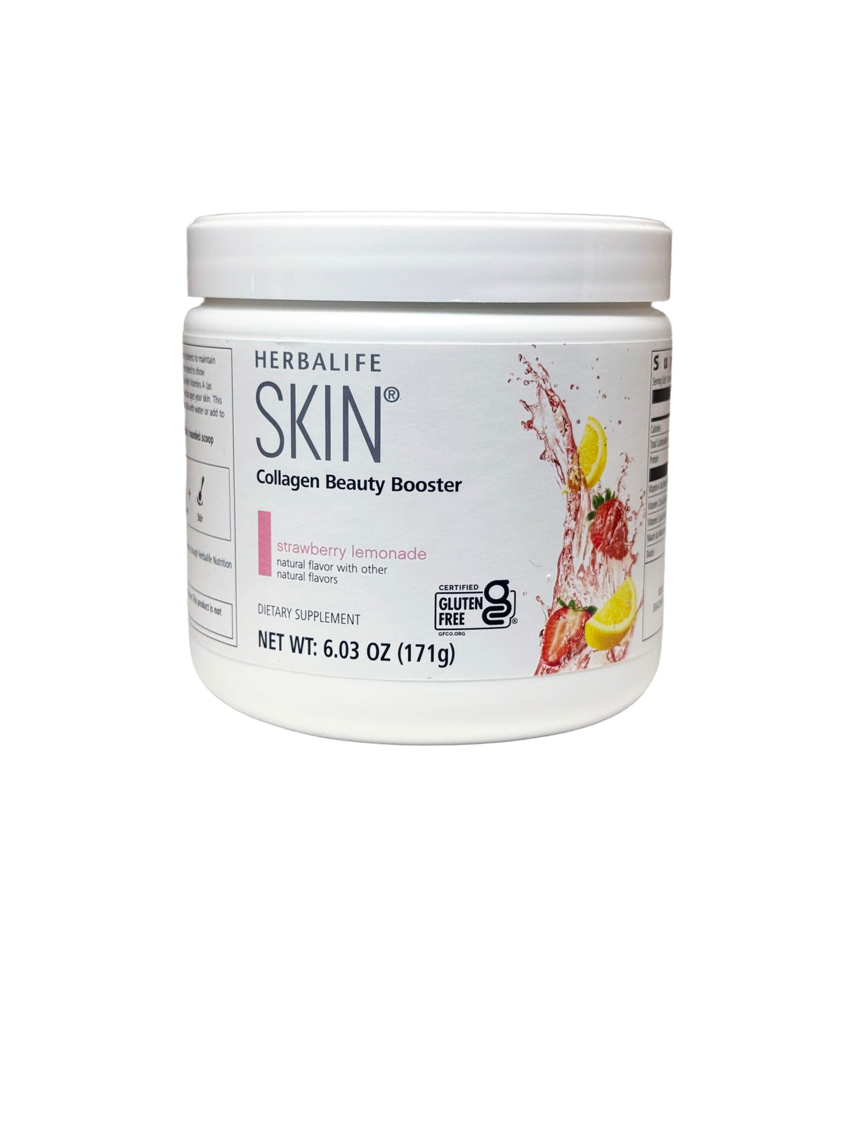 Herbalife Colágeno Potenciador de Belleza SKIN Strawberry Lemonade - 6.03 Oz
