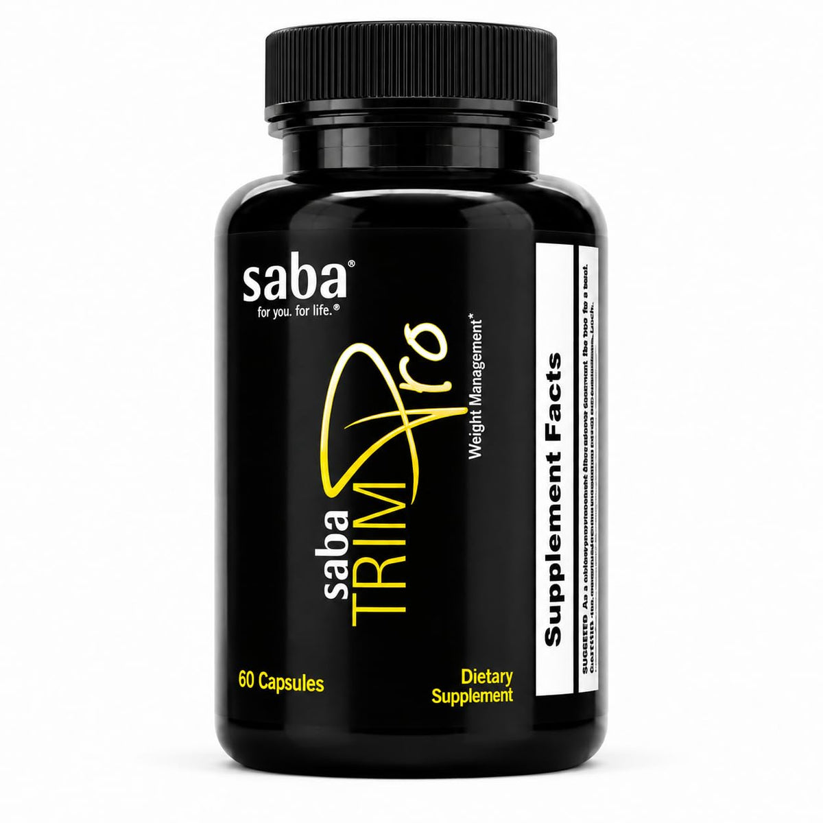 Saba Trim Pro Metabolism & Weight Management Support - 60 Capsules