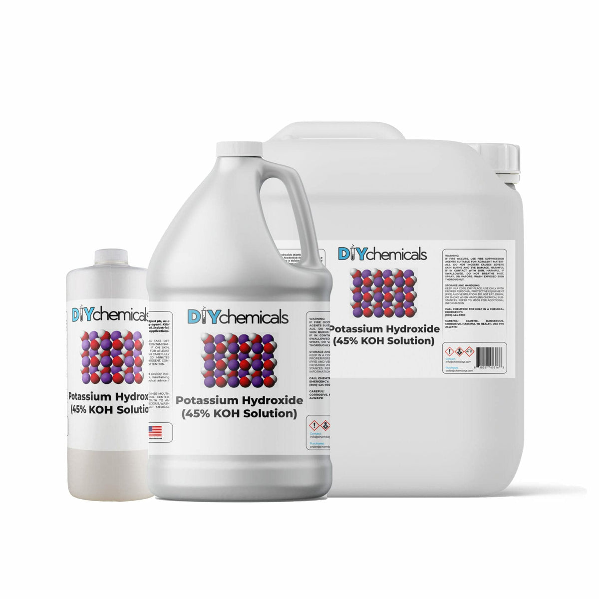 Chemboys DIYChemicals Liquid Potassium Hydroxide 45%